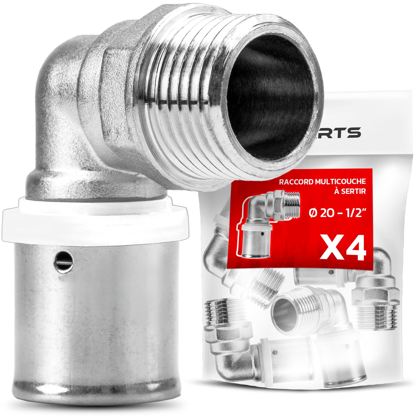 Male Elbow Crimp Fittings