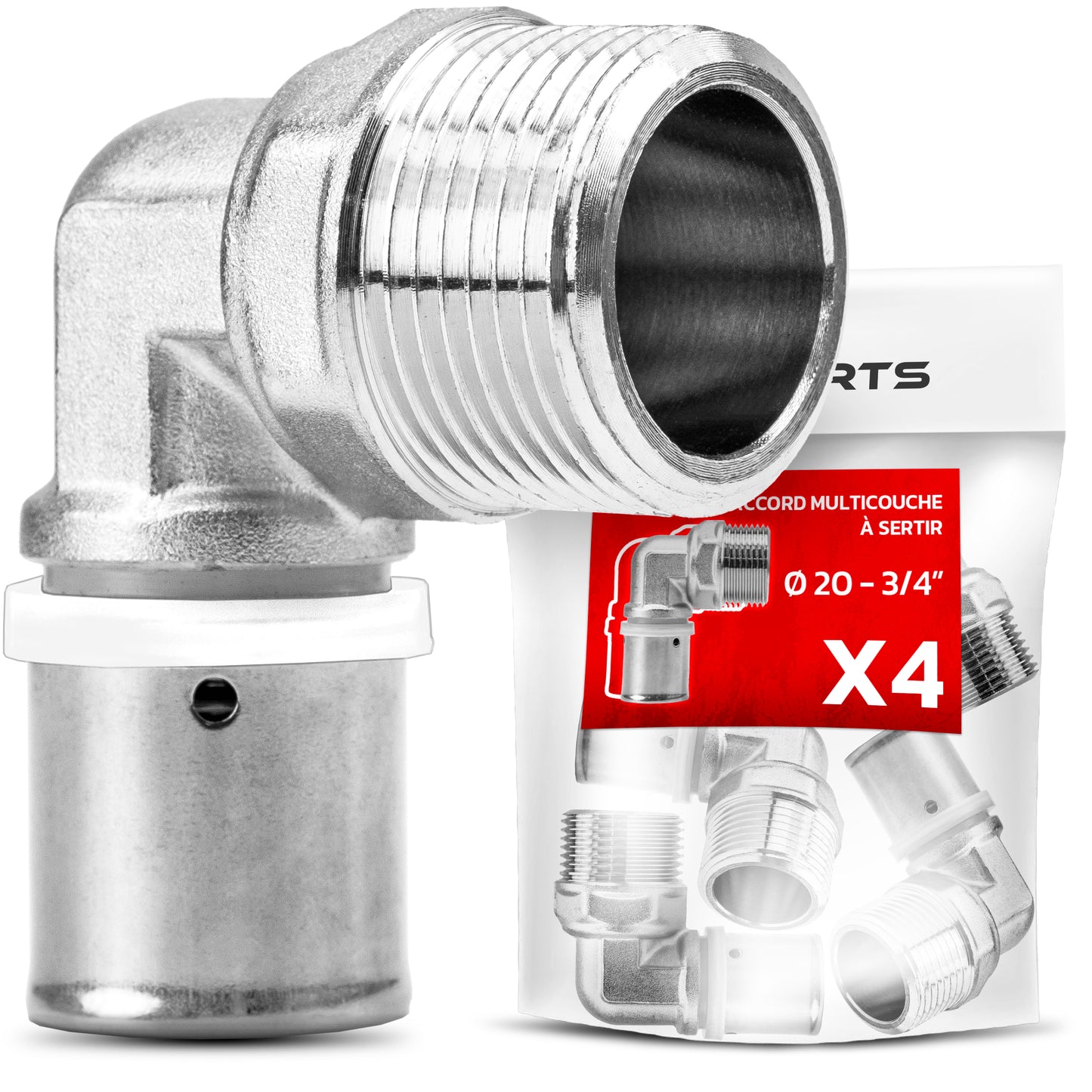 Male Elbow Crimp Fittings