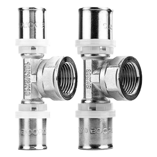 Threaded Tee Crimp Fittings