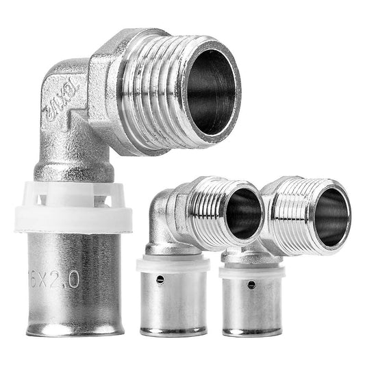 Male Elbow Crimp Fittings