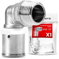 Male Elbow Crimp Fittings