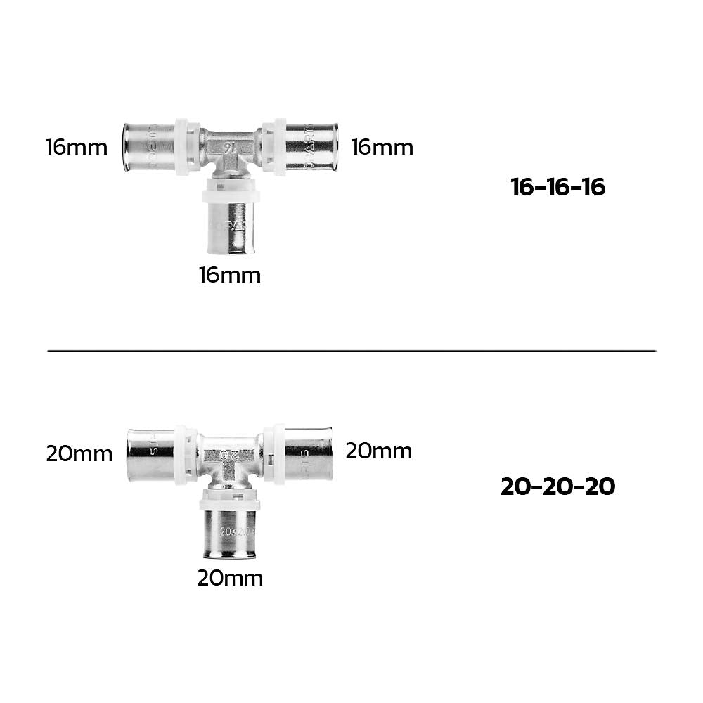 Equal Tee Crimp Fittings